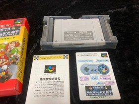 SUPER MARIO KART Super Famicom SFC Nintendo Japan CIB Complete in Box Tested