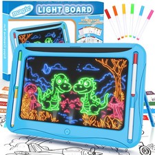 LED Drawing Board, Toys for Boys 4-6, Christmas Birthday Gifts, Light Up Trac...
