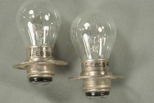Exciter Bulbs For 16mm Sound Movie Projector: BGB, 4 Volt, GE, Lot of 2, NOS
