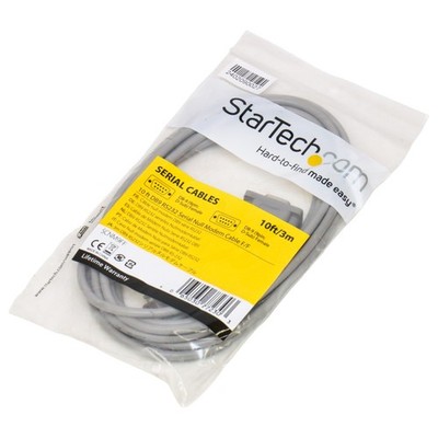 DB9RS232 STARTECH, 3 Mtrs (10 ft) DB9 RS232 Serial Null Modem cable DB9RS232 ...