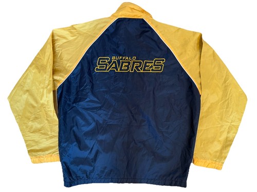 Vintage Buffalo Sabres Nylon Jacket Large G-III Sports Rare - Picture 2 of 7