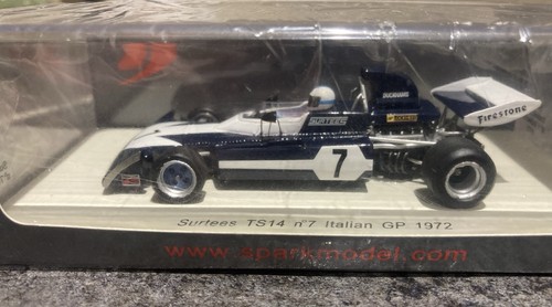 Miniature Surtees V8 T314 – GP Italie 1972 – Échelle 1/43 – Création RD Marmande France