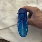 Fenton Blue Glass Boot Daisy & Button Vintage Great Collectable 4.25" x 4.5"  — photo 6