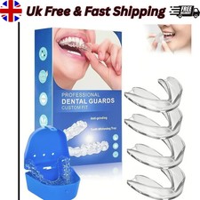 4X Mouth Guard Teeth Grinding Guard Dental Night Guard Custom Fit for Bruxism
