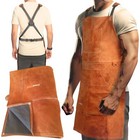 100% genuine leather apron premium quality welding protective gear ArcPro bro.