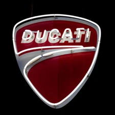 Ducati Italian Motorcycles Garage 20"x16" Neon Sign Light Lamp HD Vivid Printing