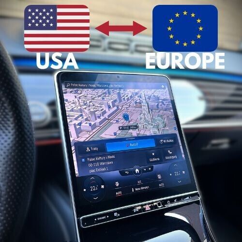 MERCEDES NTG7 MAPY GPS JĘZYK RADIO ZMIANA REGIONU DO EUROPY Z USA WYSYŁKA - Zdjęcie 1 z 11