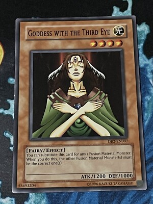 Göttin mit dem dritten Auge DB2-DE097 Common Yugioh Karte