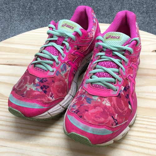 Asics Shoes Womens 10 IGS GT1000 Running Sneakers Pink Lace Up Low Top T5B8N - Picture 5 of 17