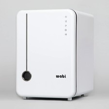 Wabi UVC LED Sanitizer  Dryer Ultra White  Gunmetal Trim 