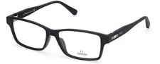 OMEGA OM 5019-H 002 Matte Black Plastic Optical Eyeglasses Frame 55-15-140 Italy