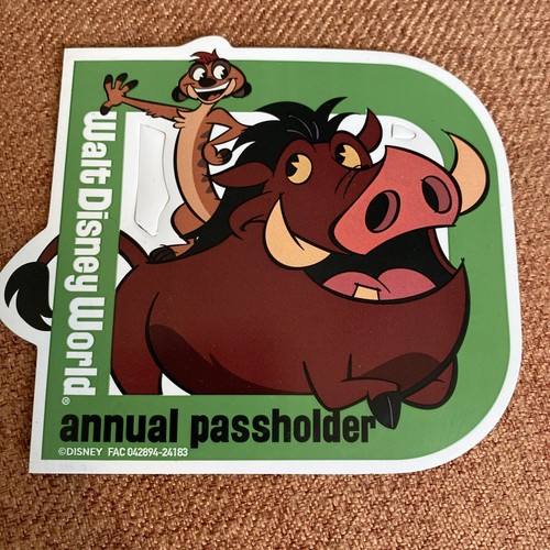 Disney Parks König der Löwen Timon Pumba Auto Magnet 2024 Jahreskarte Holder Exclusive