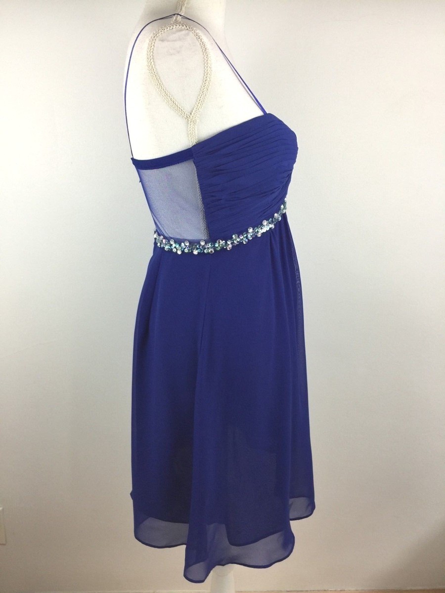 hailey logan by adrianna papell blue dress hailey logan by adrianna papell dress blue sz 1/2