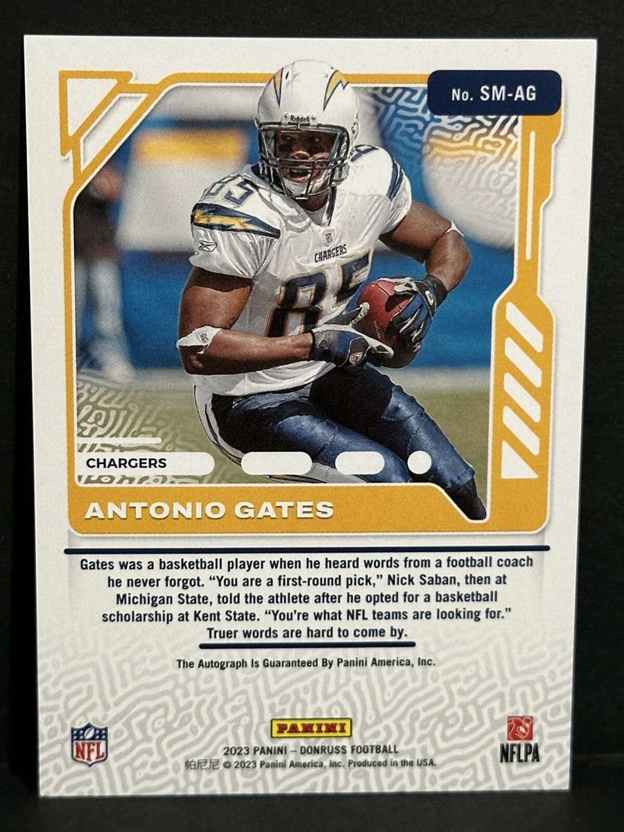 2023 Panini Donruss NFL Signature Marks Legend Antonio Gates Auto