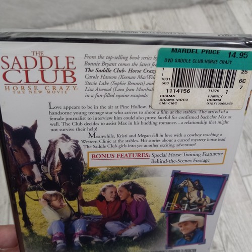 The Saddle Club - Horse Crazy: The New Movie (DVD, 2005) Sealed - Picture 4 of 7