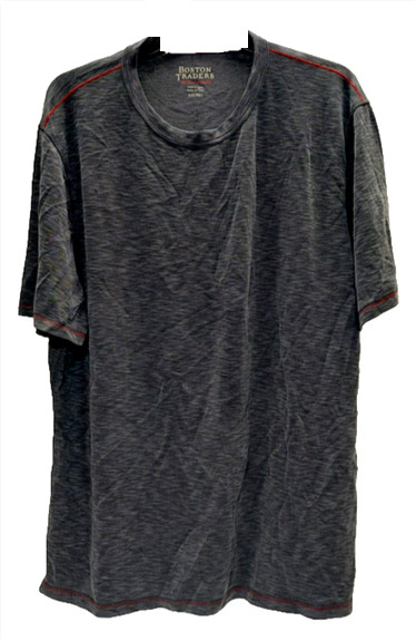 Мужская футболка Boston Traders с коротким рукавом из модала-полиэстера DK серого цвета, размер XXL