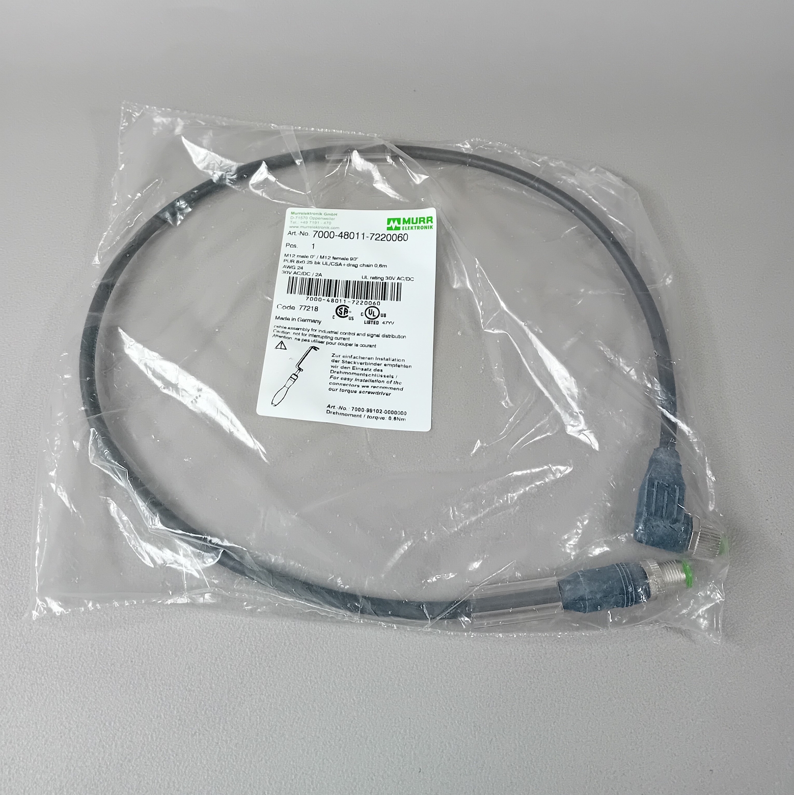 Murr 7000-48011-7220060 nuovo imballo originale