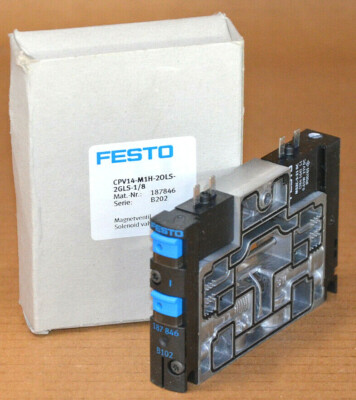 Festo CPV14-M1H-2OLS-2GLS-1/8 Magnetventil 187846 NEU OVP