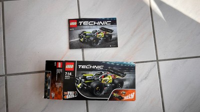 LEGO 42072 - Technic - Whack! - Pull Back - Karton und Anleitung