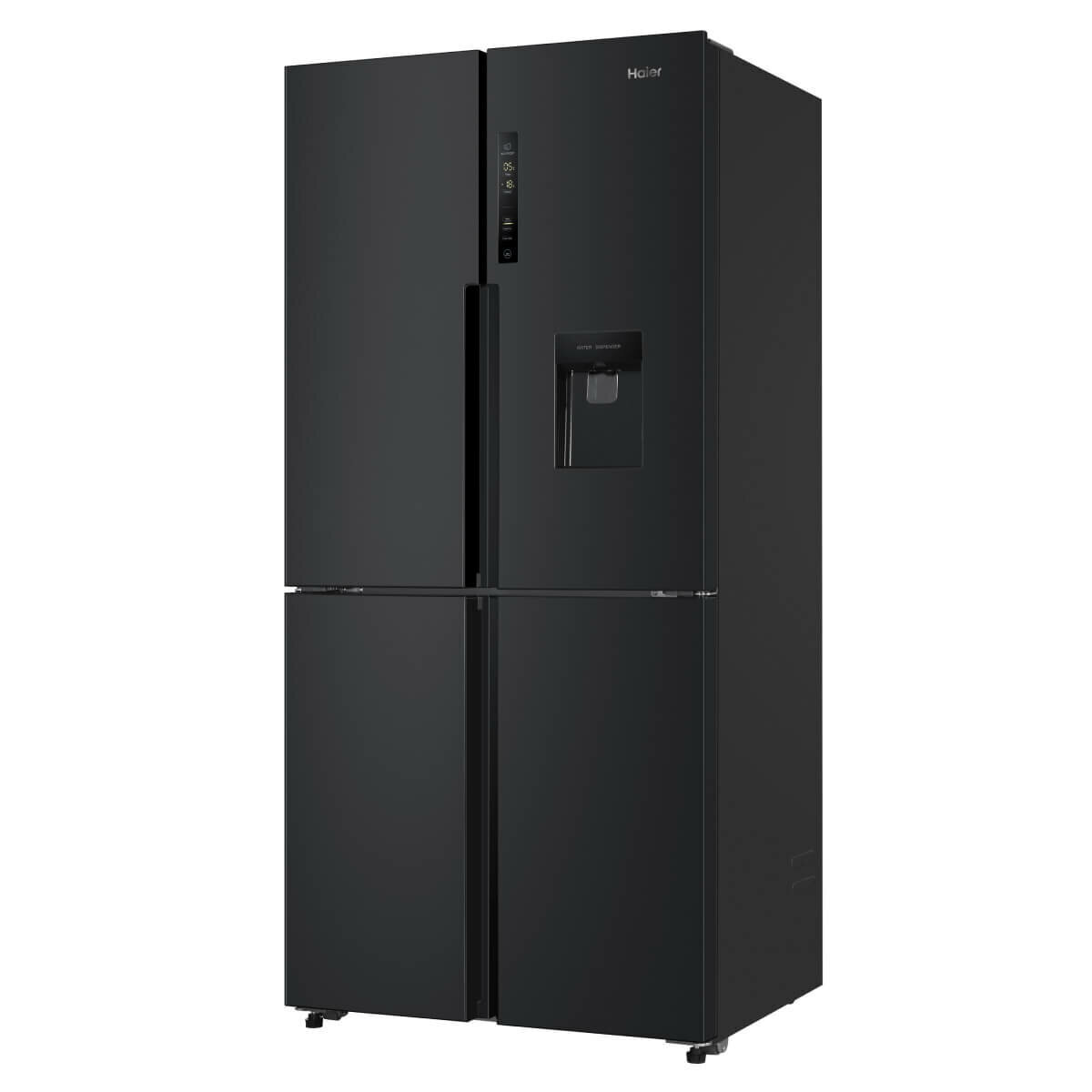 NEW Haier 466L Quad Door Frost Free Fridge with Water Dispenser Black