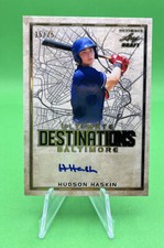 2020 Leaf Ultimate Draft Hudson Haskin Destinations Auto 35/75 BALTIMORE ORIOLES