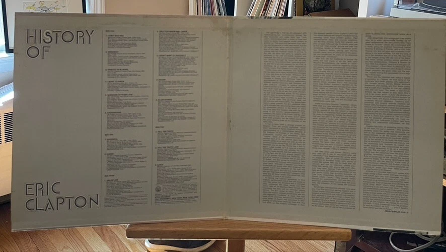 Eric Clapton The History of Eric Clapton Vinyl 2 LP Atco SD2-803 Layla Badge VG+ - Image 4 of 4