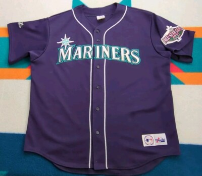 2001 MLB All Star Game Seattle Mariners Stitched Jersey Blank USA
