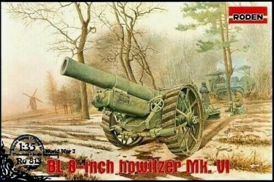 1/35 RODEN RD-813 BL 8-inch Howitzer Mk.VI