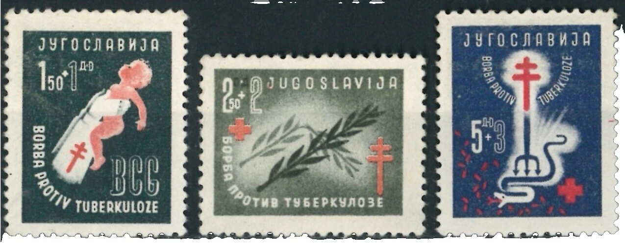 Estampillas yugoslavo médica