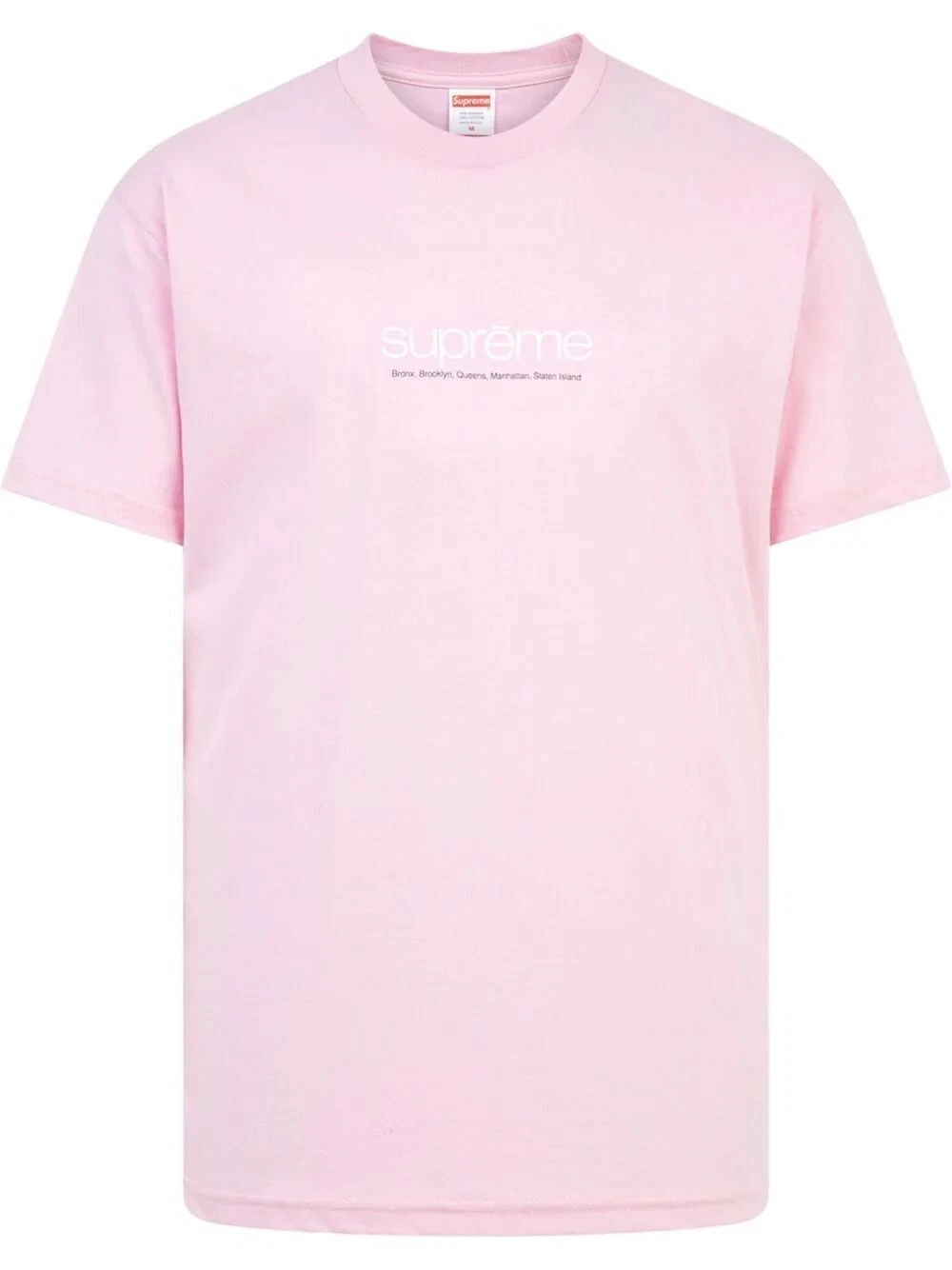Tee shirt Supreme Five Boroughs rose clair taille extra large à la main ?Livraison gratuite?