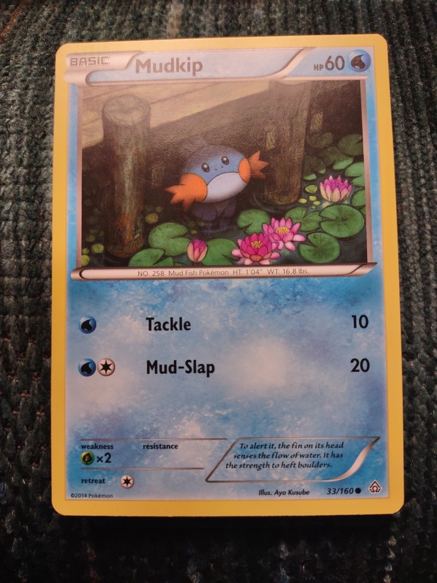 all mudkip pokemon cards Holographic custom card MarinkiArt Slap (20) Water Top 15 Mudkip English &