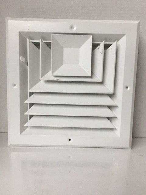 Glacier Bay 8 In X 8 In 3 Way Square Ceiling Diffuser 640623 For