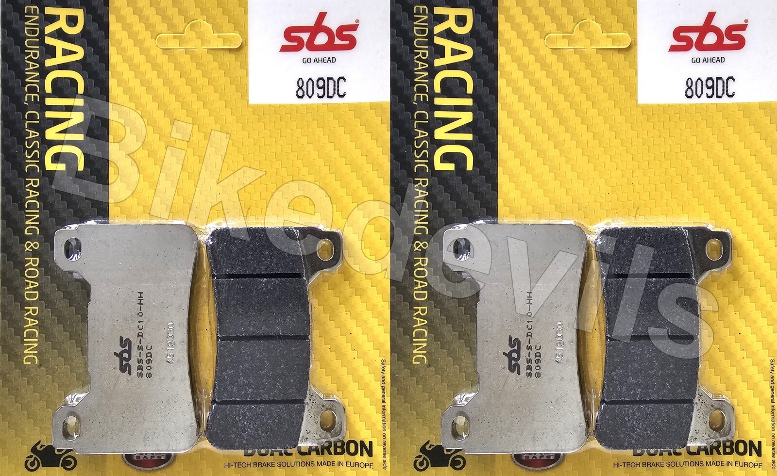 HONDA CBR600RR 2005-2018 SBS Dual Carbon Front Race Brake Pads Pad Set 809DC - Image 13