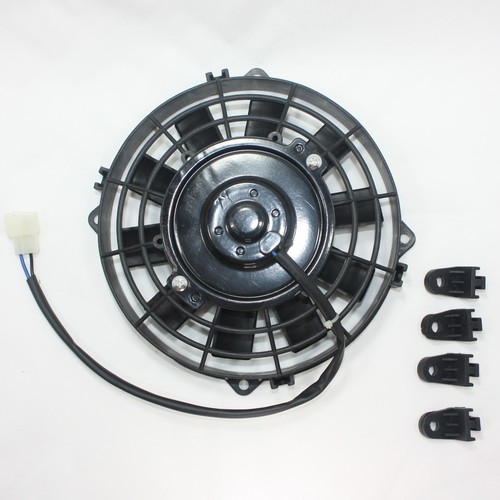 8 Inch Radiator Thermo Electric Cooling Fan 200cc 250cc Quad Dirt Bike ATV Buggy - Picture 2 of 8