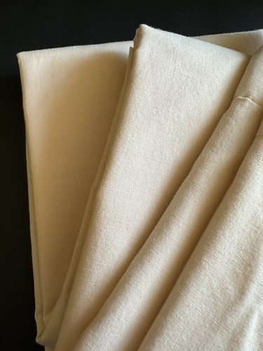 Spring Eyelet lace full size flat sheet Peach cotton blend no iron vintage 82x94 - Picture 3 of 24