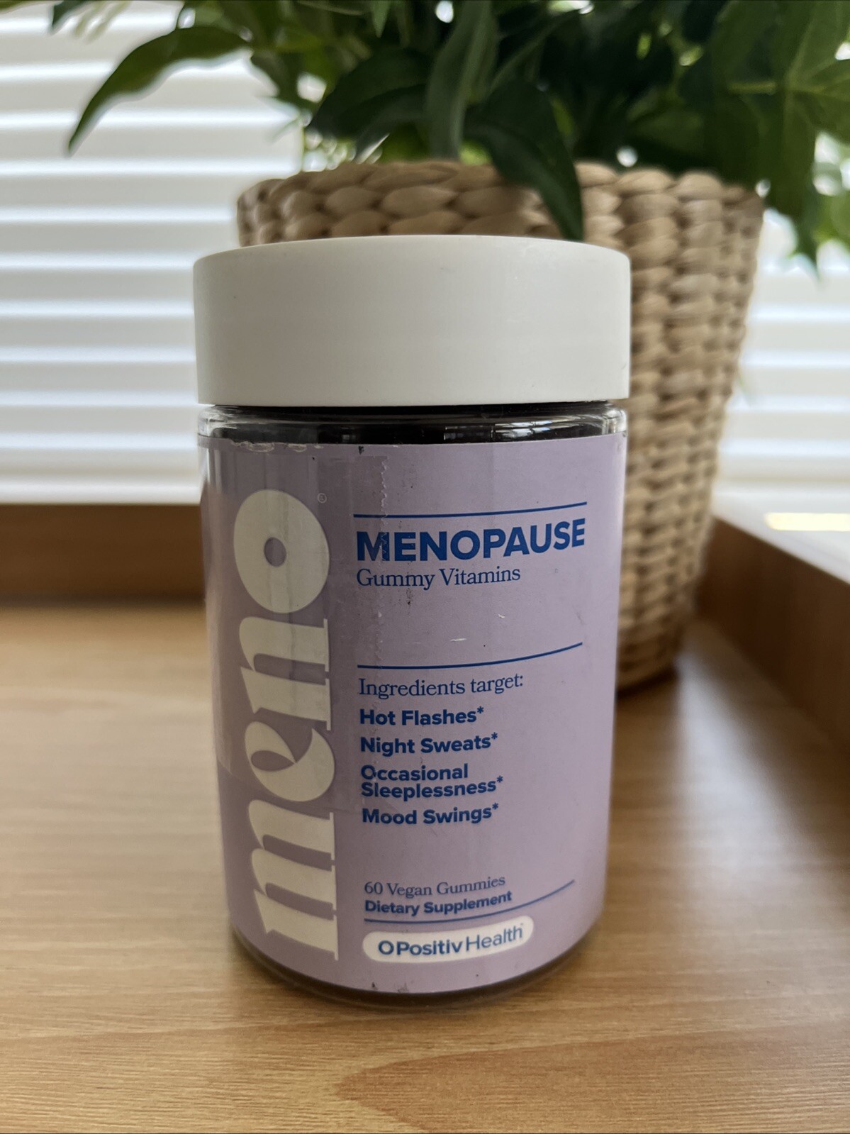 Menopause OPositiv Health MENO Gummy Vitamins • 60 Vegan Gummies Exp 5/26