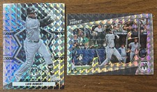 LUIS ROBERT 2022 MOSAIC BASE 145 & BANG BG-4 SILVER MOSAIC PRIZMS!!