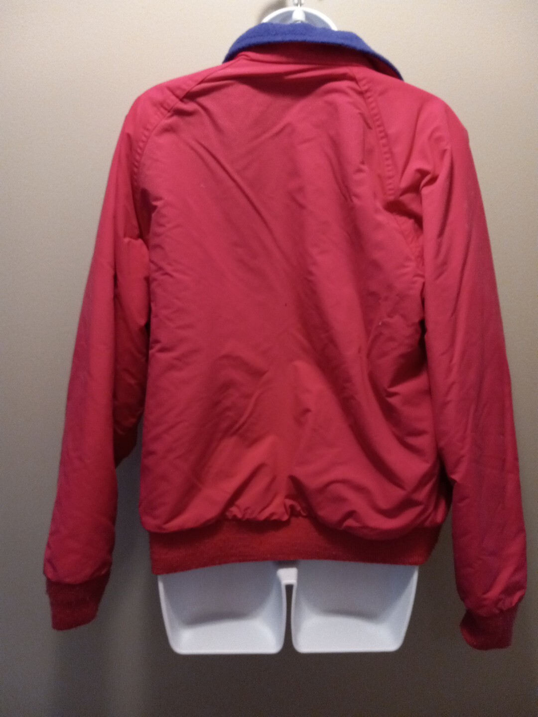 Vintage LL Bean Warm Up Jacket Womens L PINK Fleece Lined Made in USA