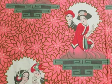 2 Yards EMPRESS WOO Robyn Pandolph FABRIC for Free Spirit Cotton Quilt PINK