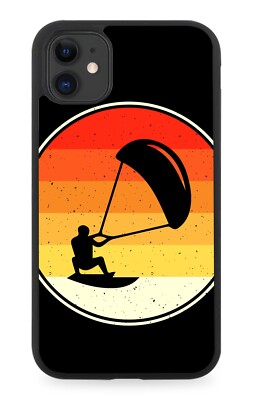 Kitesurfen Gummi Handyhülle Kiteboarden Kite Surfer Boarding Board Surf DK86