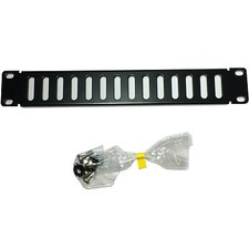 11.5" 1U Mini Vented Blanking Rack Patch Panel Module Plate Mount Data Cabinet