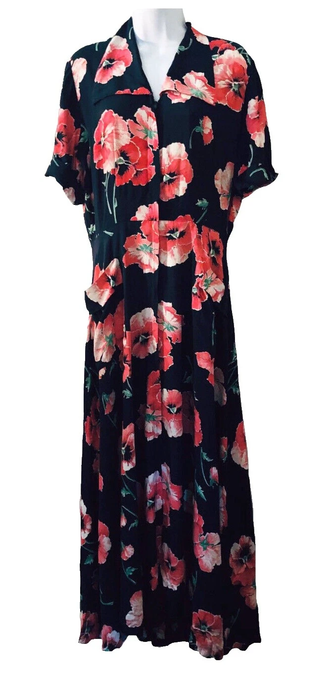 Multi-color Casual vestidos Vintage 1940s para Mujer