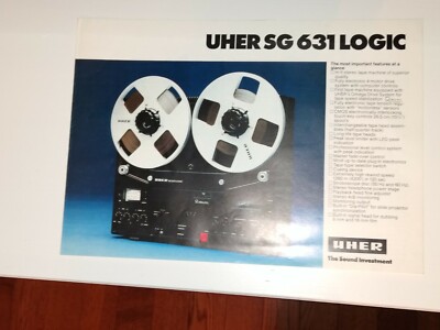 UHER SG 631 Logic Specifications Data Sheet Brochure Great condition