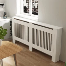 Modern Radiator Cover Extra Large Barrier Fence Heater Cabinet Shelf Home Office
