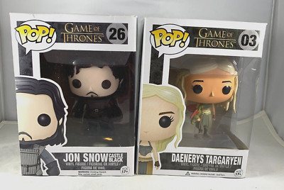 FUNKO POP GAME OF THRONES JON SNOW & DAENERYS TARGARYEN #s