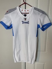 NFL Tennessee Titans On Field 2020 Game Issued Non-Numbered Jersey 40 Q-BK