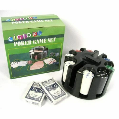 Fiches in carta per il gioco del Poker