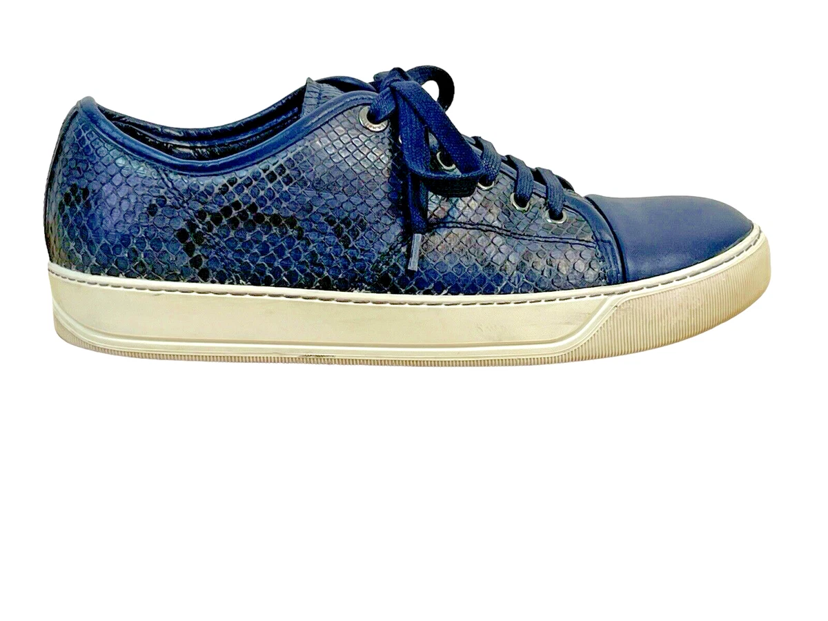 Lanvin snakeskin sneakers clearance