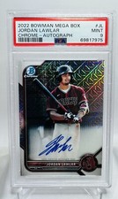 2022 Bowman Mega Box Jordan Lawler Auto PSA 9 Mint Autograph Diamondbacks