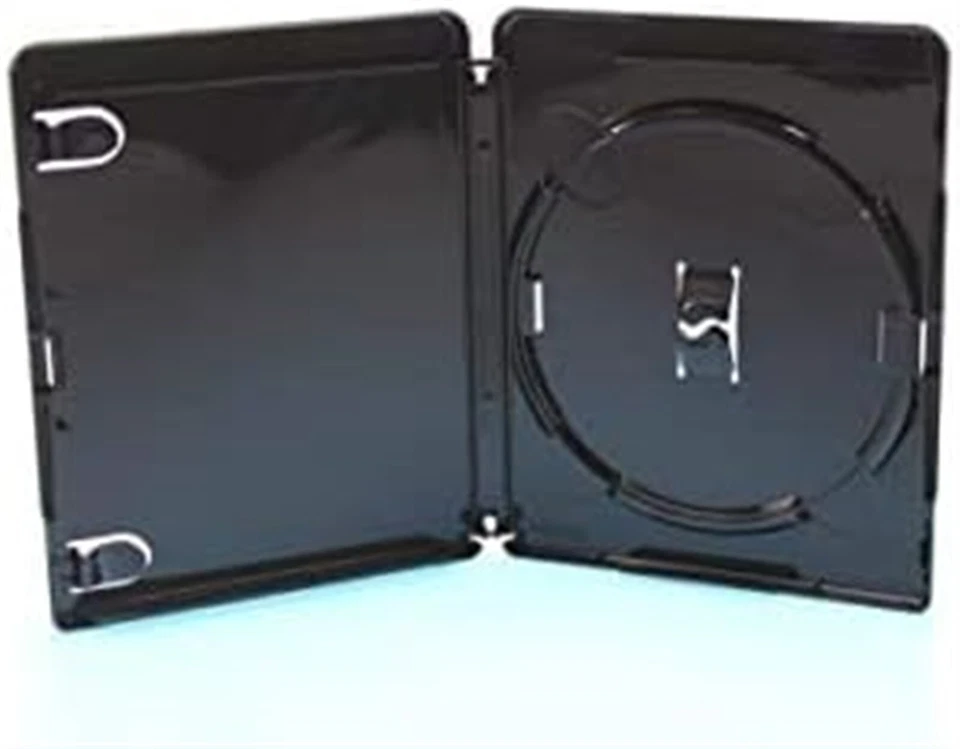 10 x Genuine Amaray Black 4k Ultra HD 14mm 1 Disc Single BluRay Replacement Case - Image 3 of 4